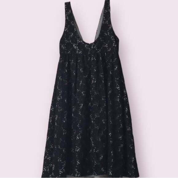 Emporio Armani Black Floral Dress | Size 12 - Picture 2 of 4